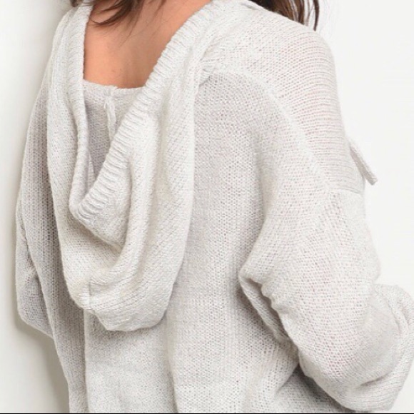 ❄️OATMEAL SWEATER HOODIE - Picture 8 of 11